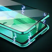 Magnetic Double Sided Phone Case with Screen Protector For Huawei P50 Pro P40 Pro Lite P30 Pro nova 8 Pro Shockproof Mirror Translucent Full Body Cases Tile Tr