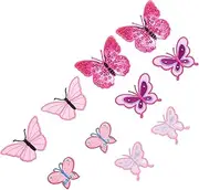[jojofuny] 10pcs Animal Embroidered Patches for Clothing Sew Applique Stickers Vibrant Colors for DIY Crafts and Decoration for Bags Clothes More