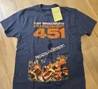 Ray Bradbury FAHRENHEIT 451 Read & Destroy Utopian Novel Tee Shirt size SMALL