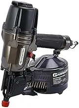 CCN65 15 Degree 1-1/2″ to 2-1/2″ Pneumatic Coil Siding Nailer with Tool-less Depth Adjustment, Drives wire and plastic collated nails.