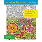 ENCHANTING GARDENS/NIKOLETT CORLEY ZENDOODLE POCKET COLORING 【三民網路書店】