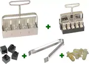Soil Block Maker Garden Tool 5pc Essentials Nesting System Micro 20 Mold Blocker