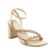 A New Day Womens Mirabel Strappy Heels 89530589 Beige Brown 11M