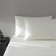 Vera Wang Solid Cvc Sateen Sheet Set