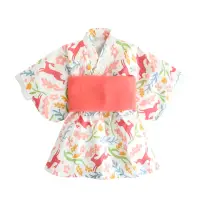 在飛比找momo購物網優惠-【Baby 童衣】任選 日式和服浴衣洋裝 印花圖案浴衣洋裝 