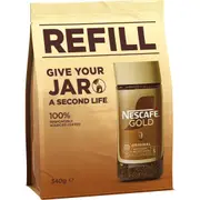 Nescafe Gold Instant Coffee Refill Pouch 340g