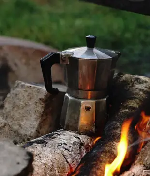 【熱賣精選】Cafelog露營咖啡壺土耳其鋁制八角壺意大利咖啡摩卡壺咖啡器具