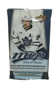 2023-24 Upper Deck MVP NHL Hockey Factory Sealed -Pack (1)