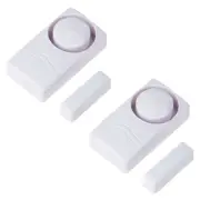 Wireless Home Window Door Burglar Security Alarm System Magnetic Sensor 2 Packs