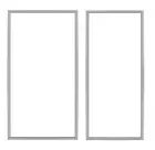 LG - GRL207NIS Fridge & Freezer Door Seal Combo | Refrigeration Gasket |