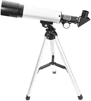 High Power Astronomical Telescope, 360/50mm Refractor Telescope 90X Lens Monocular Telescope with Adjustable Tripod for Beginners