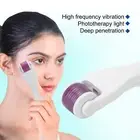 MicroNeedle Derma Roller Vibration Micro Needle Face Roller Photon Therapy L HG5