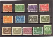 SUECIA YT 1924 Nº163A-175 (13 valores, algunos nuevos y otros usados)