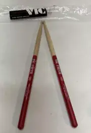Vic Firth 5AVG 5A American Classic Drum Sticks Vic Grip Wood Tip Made in USA