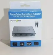NEW 4 Port Controllers Adapter for Nintendo Gamecube Wii U Switch PC USB Players