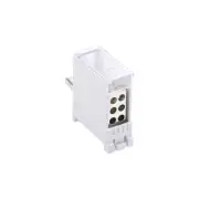 1 Inlet 6 Outlet Terminal Blocks DIN Rail Distribution Block for Circuit Breaker