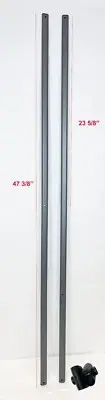 Canopy Repair Kit 2 Truss Bars 47" Cross Connector for Quest Coleman Quik Shade
