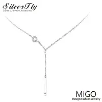 在飛比找Yahoo!奇摩拍賣優惠-《 SilverFly銀火蟲銀飾 》【MiGO】永恆項鍊