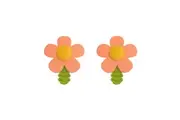 2x Vigar Flower Power Silicone Bottle Stopper Wine Liquor Sealer Cork Assorted