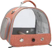 Bird Carrier Bag - Compact Animal Carrier, Ventilated Travel Crate, Foldable Bird Cage | Soft Shoulder Straps Support Mobility, Spacious Safety Chamber Protects Parrots Hamsters Rabbits During Daily