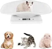 Dog Scale 10kg/1g High Accuracy Measurement Small Pet Weighing Scale Lightweight Portable Kitchen Digital Scale g/ml/oz/lb.oz Anti-Slip Pet Scale for Puppy Kittens Parrots and Hamsters Small Pet