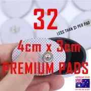 HiDow TENS EMS compatible ELECTRODE PADS 3mm x 4mm x 32 @ UNDER $1 PER PAD ⭐⭐⭐⭐⭐