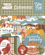 Echo Park Cardstock Ephemera-Icons, Sweater Weather