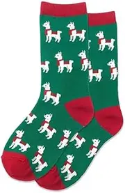 [Hot Sox] Hotsox Kid's Gingerbread Llama Asst Socks 1 Pair