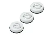 3x Cuisena Deluxe Mushroom & Egg Slicer Hard Boiled Kitchen Cutter White Black