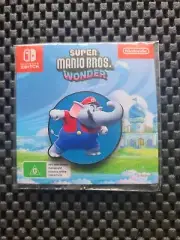 Super Mario Bros Wonder pin badge Australia Preorder Bonus Rare Promo SWITCH NES