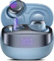DUSONLAP Sleep Earbuds Bluetooth 5.4 in Ear Light-Weight HeadphonesGray Blue