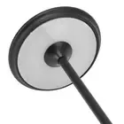 US (Black)Cordless Table Lamp Rechargeable 2000mAh 3 Levels Brightness Portable