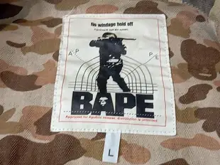 初期 A BATHING APE 迷彩襯衫外套 bape