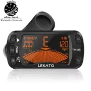 3-in-1 Tuner, Metronome & Tone Generator – Clip-on Tuner for Guitar & Ukulele