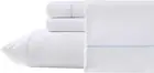 - Sheet Set, Breathable Cotton Percale Bedding with Matching Pillowcases, Soft H