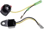 2Pcs Engine On Off Switch Control Fit for Zipper ZI-RPE 60 90 90C 125 Fits for Hon/da GX120 GX160 GX200