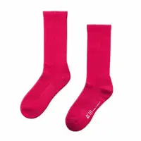 在飛比找PChome24h購物優惠-WARX除臭襪 經典素色高筒襪-玫紅