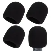 Mic Covers For Microphones - Black Mic Cover Foam Windscreen Covers For