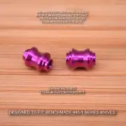Benchmade 940-1 Osborne Custom Titanium Standoffs Spacers Anodized - PINK