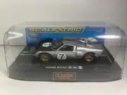 Old Stock Rare Scalextric Ford GT 40 MkII 1966 Le Mans No7 C2917 1/32
