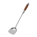 Large Long Handle 58cm Paella Pizza Pancake Shovel Stainless Steel Spatula Tool