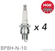 BP8H-N-10 [NGK SPARK PLUGS] - Quantity: 4 Plugs
