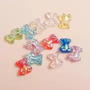 [MYVZO] 40Pcs 3D Gummy Bear Charms Resin Jelly Bear Nail Art Charms DIY Nails Decoration Accessories