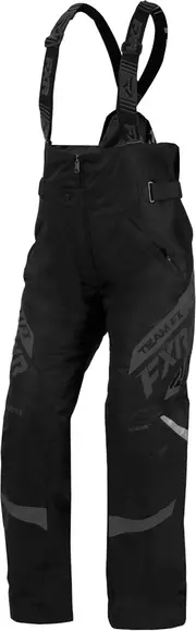 FXR Team FX Ladies Snowmobile Bib Pants, black, Size XL 36 for Women
