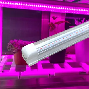 君沛 三入組 植物燈 LED 紅藍混光光譜 T8 4呎 燈管 一體式鋁合金散熱器 植物生長燈 (2.9折)