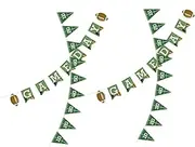 SUPVOX Football Banner Decoration Rugby Flag Party Decorations String Flags Birthday Party Wall Banner