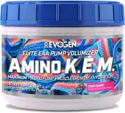 Evogen Amino K.E.M. - EAA & BCAA Powder Pump Volumizer | Bcaas Amino Acids Suppl