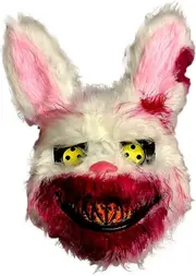 Scary Halloween Bunny Mask - Perfect Costume for a Spooky Halloween