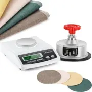 NEWTRY 600g/0.01g Electronic Fabric GSM Weight Scale Balance with 0-2mm Disc Sam