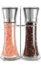Salt and Pepper Grinder Set-Stainless Steel Refillable Salt & Peppercorn Shaker
